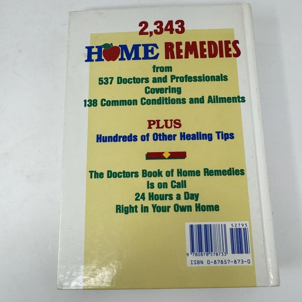 Vintage The Doctors Book Of Home Remedies Health Debora Tkac Rodale HC‎ 1990 USA